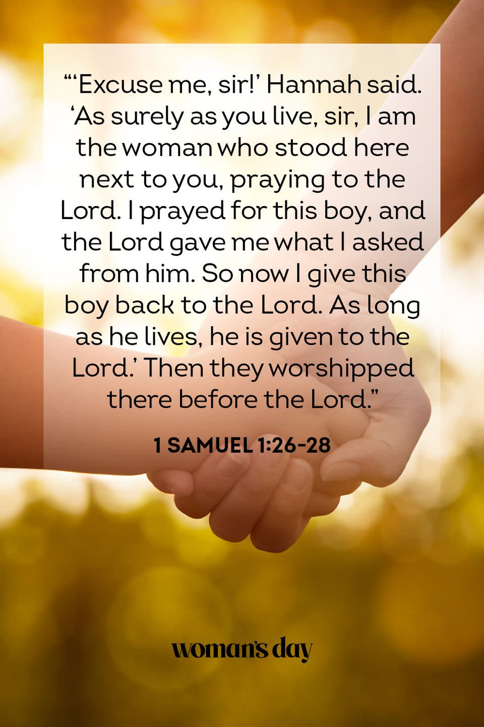 bible verses about mothers 1 samuel 1 26 through 28