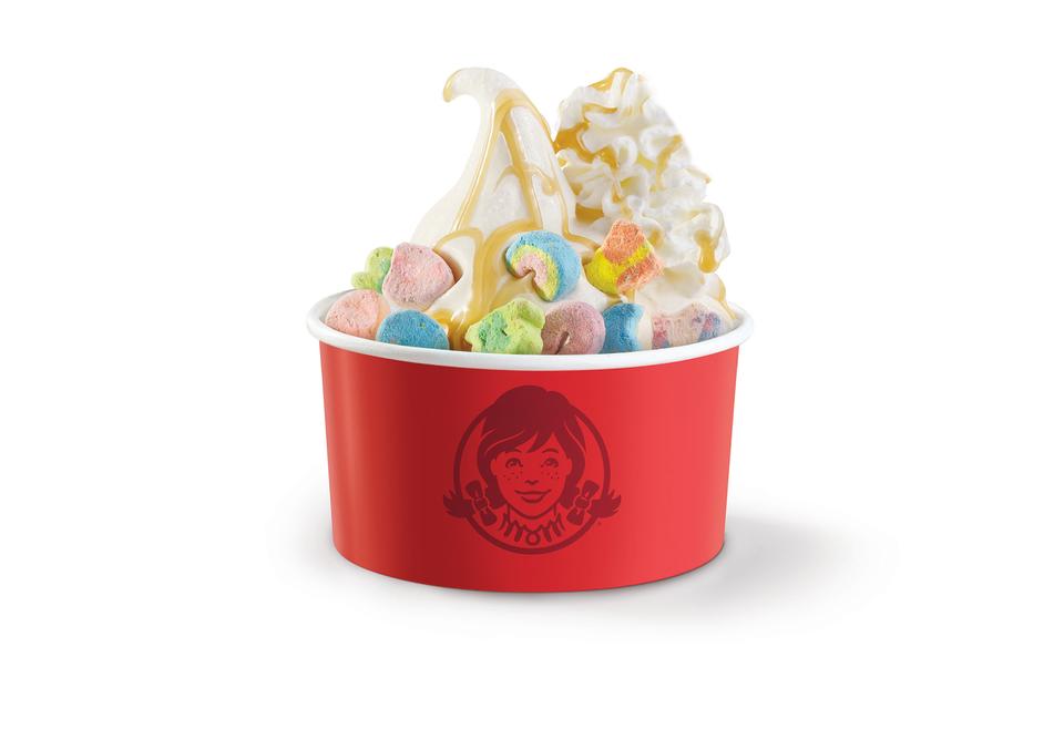 A Vanilla Frosty with Lucky Charms? We're willing to try it! (Wendy's)