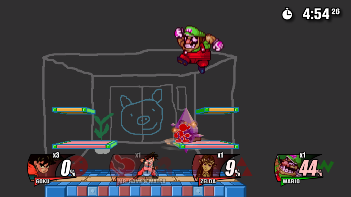 Super Smash Bros Playable Web Browser Game.