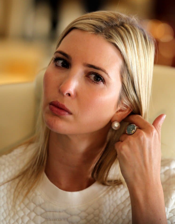 The name Ivanka has tumbled down the popular baby names list [Photo: PA Images]