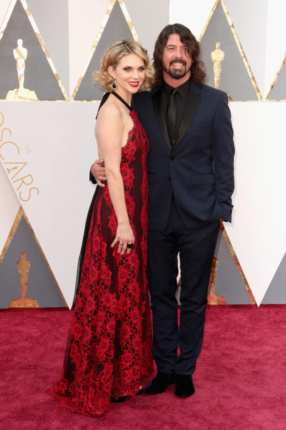 Best: Dave Grohl and his wife Jordyn Blum at the 88th Academy Awards on Feb. 28, 2016, in Hollywood, California.