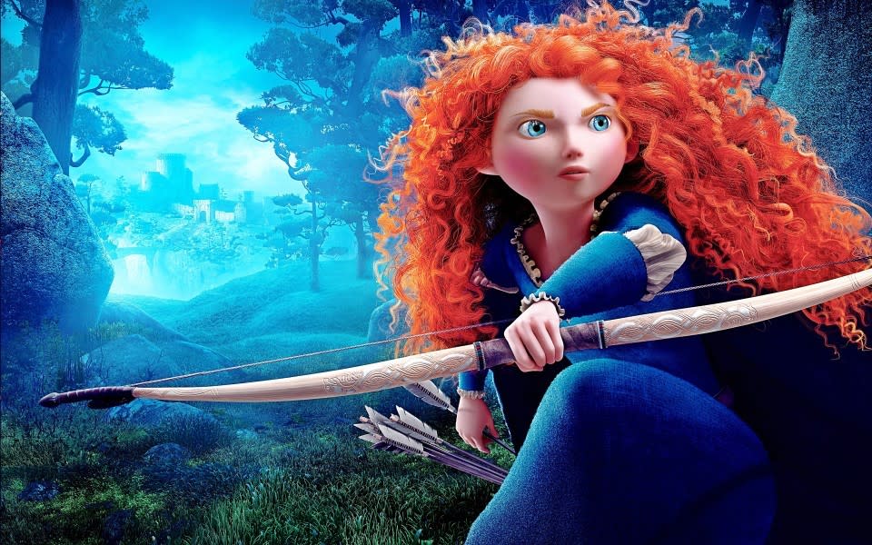 Em 'Valente’ (2012), a Pixar se inspirou nas lendas celtas para criar a história da Princesa Merida, que armada com seu arco e flecha deve derrotar uma maldição. Vencedor do Oscar de melhor animação.