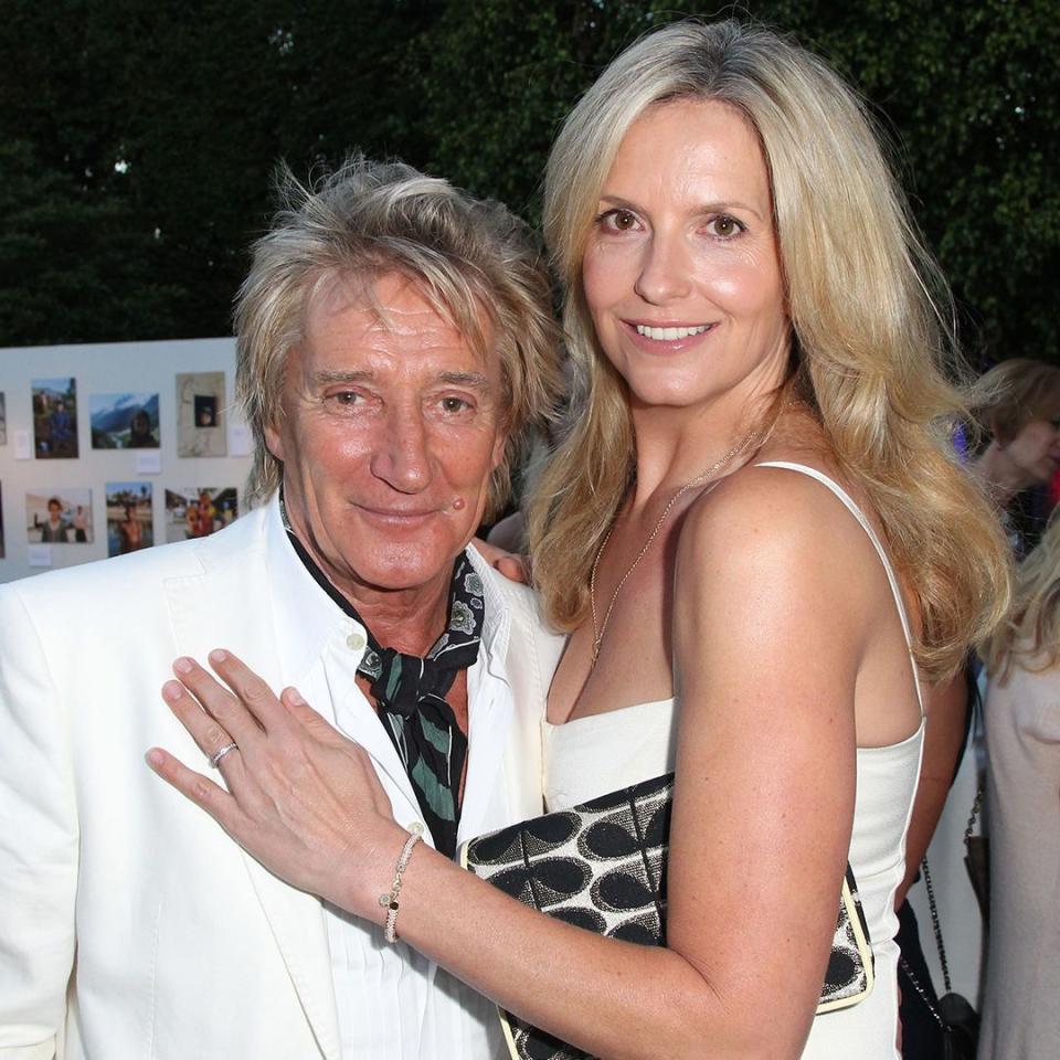 Rod Stewart and Penny Lancaster