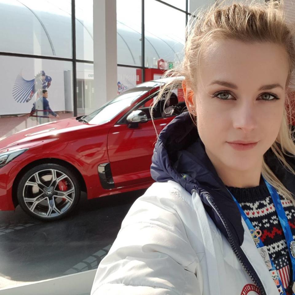 <p>splashmadison: Hey @kiamotorsusa I don’t know about you, but I think there is something about a nice red car and a blonde! #happyvalentinesday (Photo via Instagram/splashmadisonHey) </p>