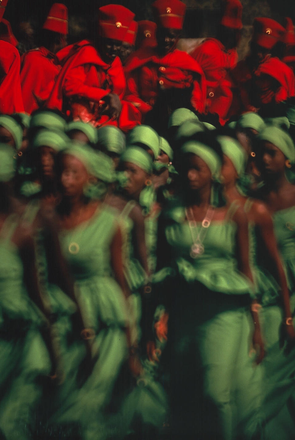 “Independence Day Parade, Dakar, 1963” - Credit: Photo by William Klein/Courtesy Howard Greenberg Gallery