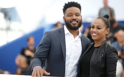 Coogler with his wife Zinzi Evans