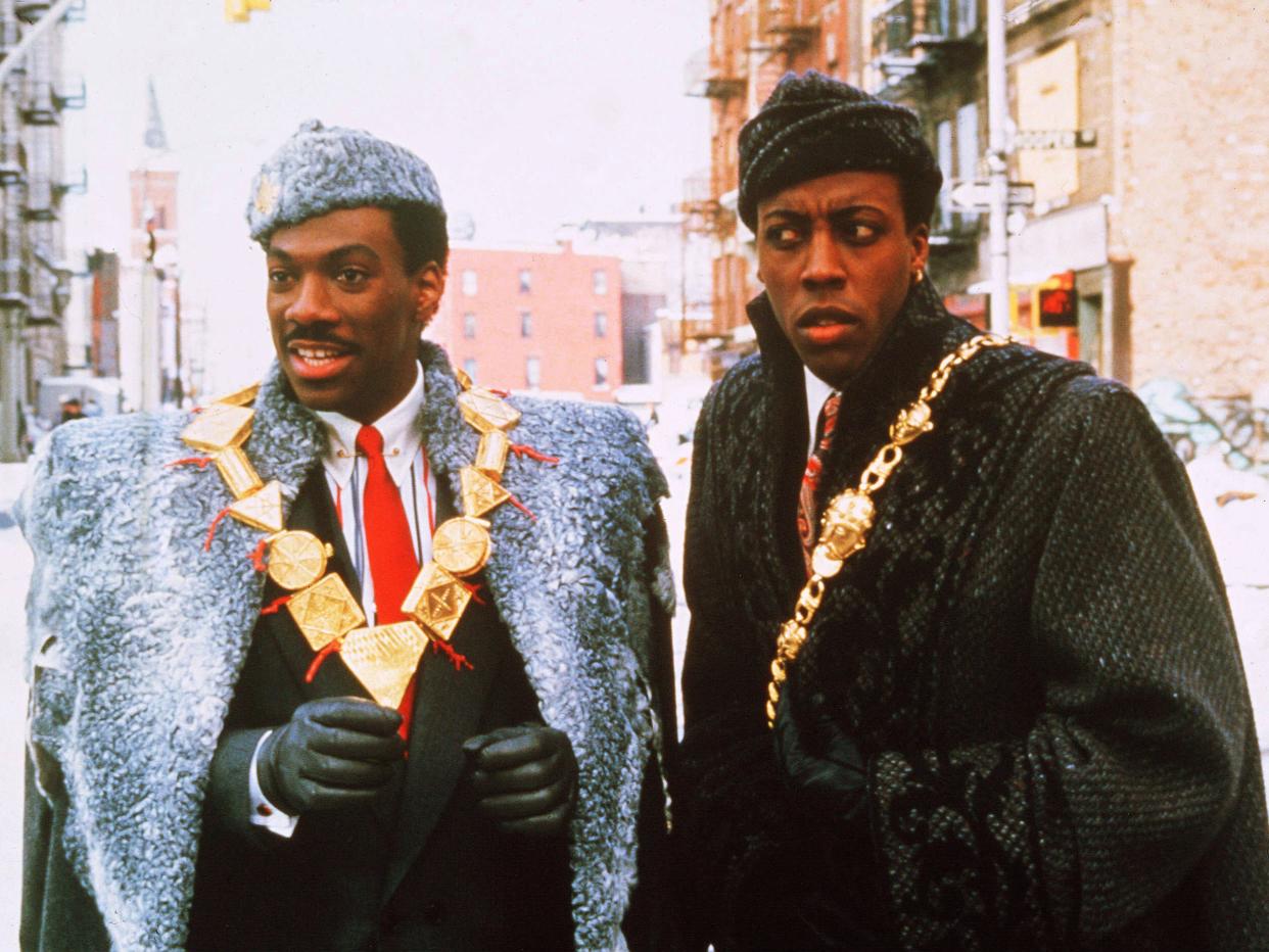 Murphy and Hall in Coming to America, released in 1988 (Paramount/Kobal/Shutterstock)