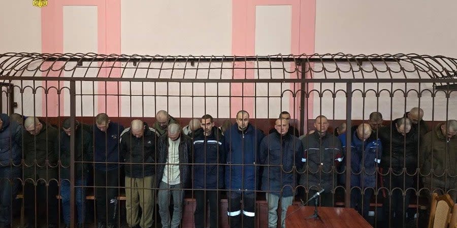 Ukrainian captured defenders, sentenced by the Russians to almost 30 years in prison