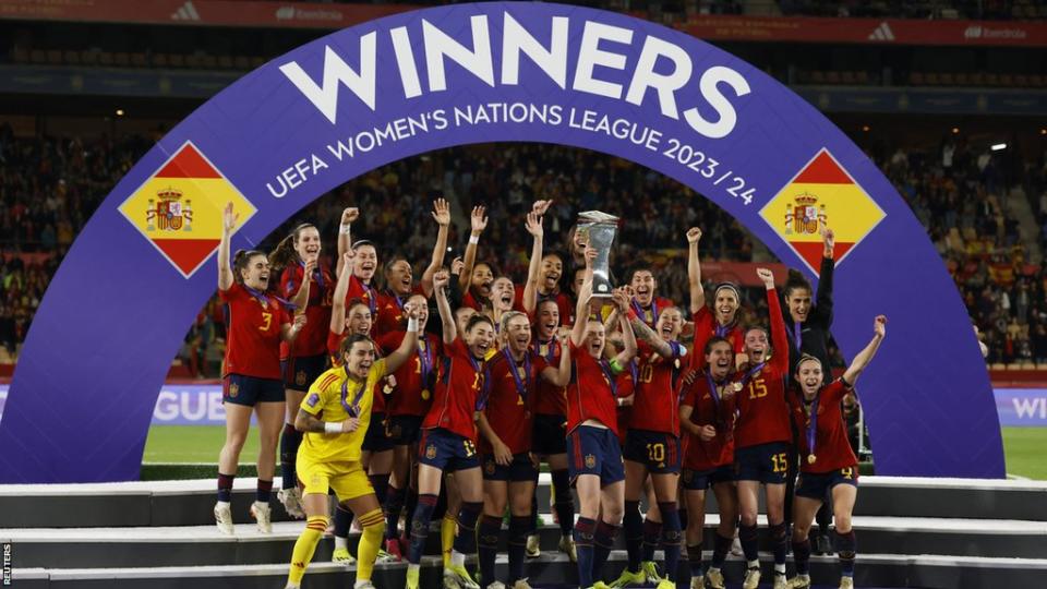 Women's Nations League final World Cup winners Spain beat France 20