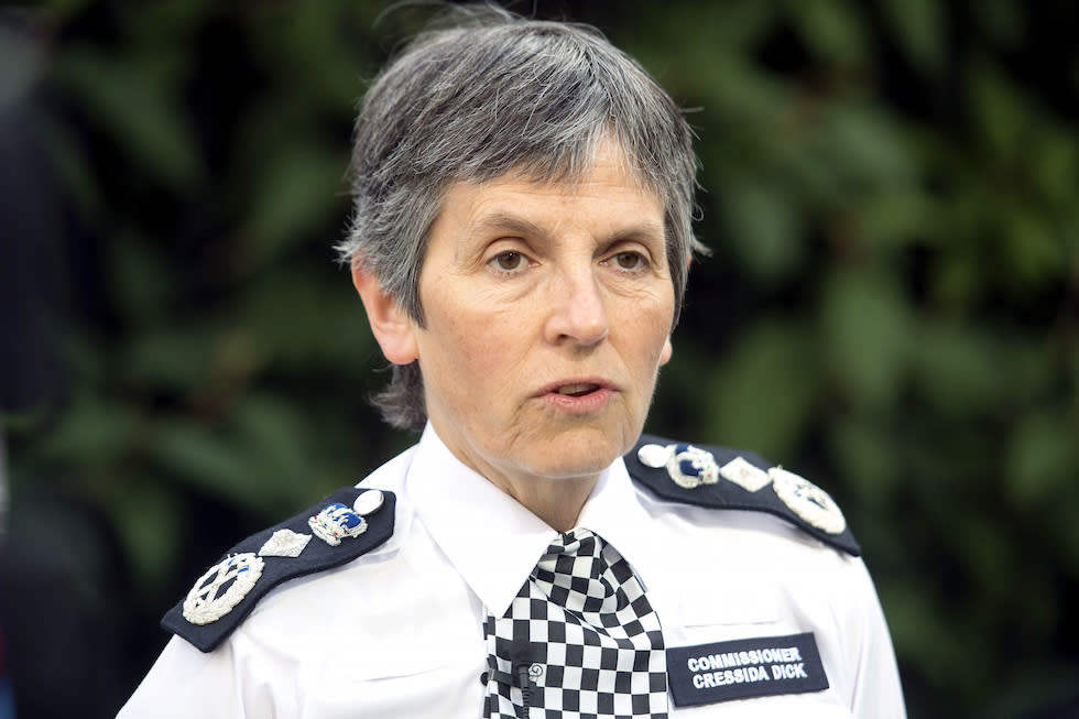 Britain’s most senior police officer, Cressida Dick, says middle class drug users have “blood on their hands” (Picture: PA)