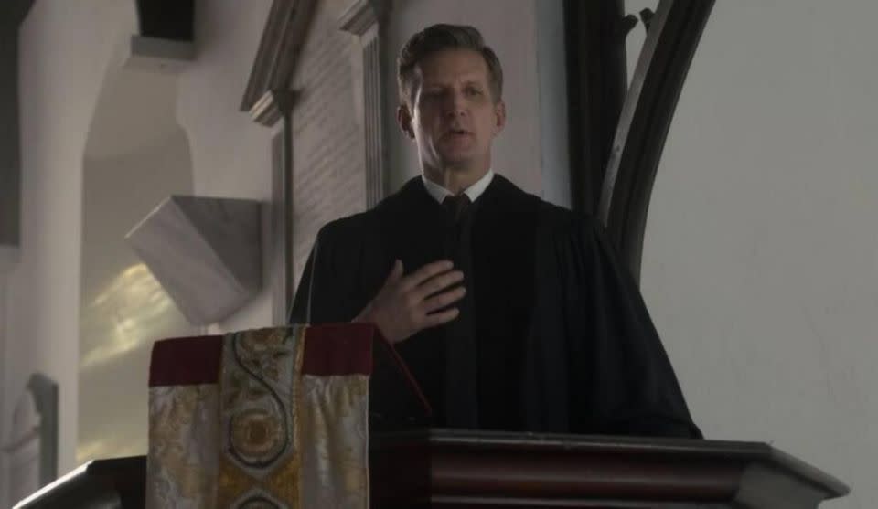 Here he is depicted in the Netflix show, The Crown. Photo: Netflix