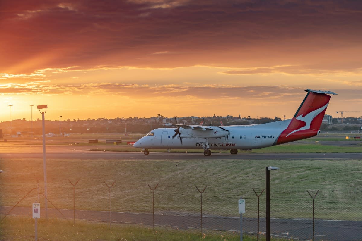 Australia's Qantas Airline aircraft