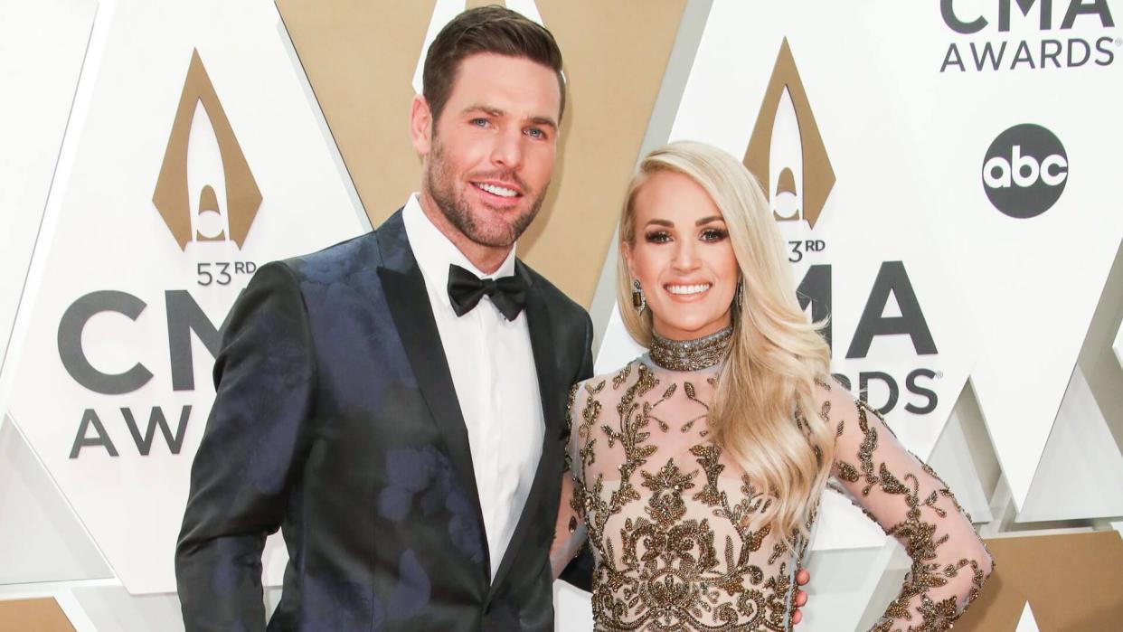 Mike Fisher and Carrie Underwood53rd Annual CMA Awards, Arrivals, Bridgestone Arena, Nashville, USA - 13 Nov 2019.