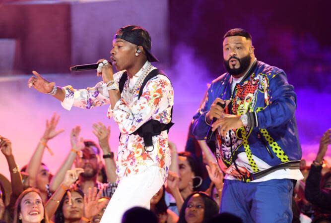 Kid Versions Of DJ Khaled, Lil Baby, Future And Lil Uzi Vert Portray Them In ‘Supposed To Be Loved’ Video | Photo by Kevin Winter/Getty Images