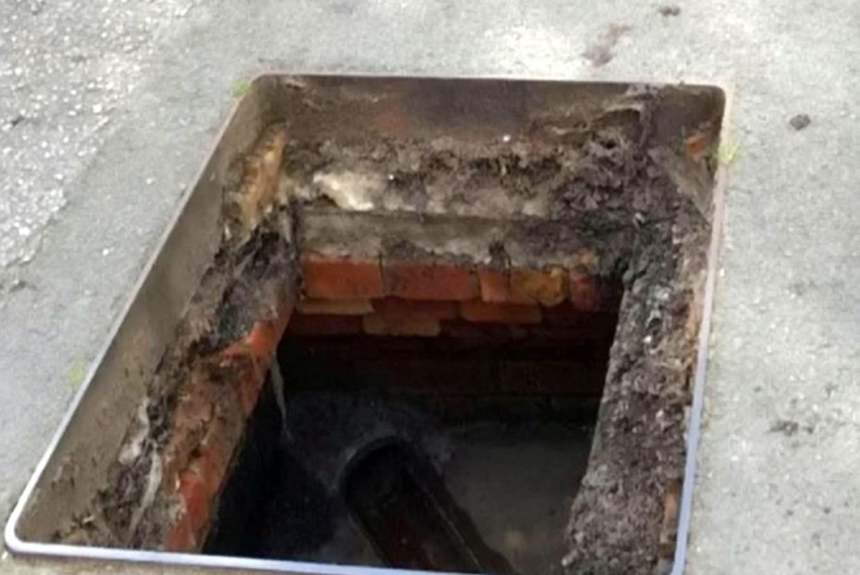 Police are appealing for information after thieves stole more than 160 drain covers in the space of just four days - amid fears of a national trend (SWNS)