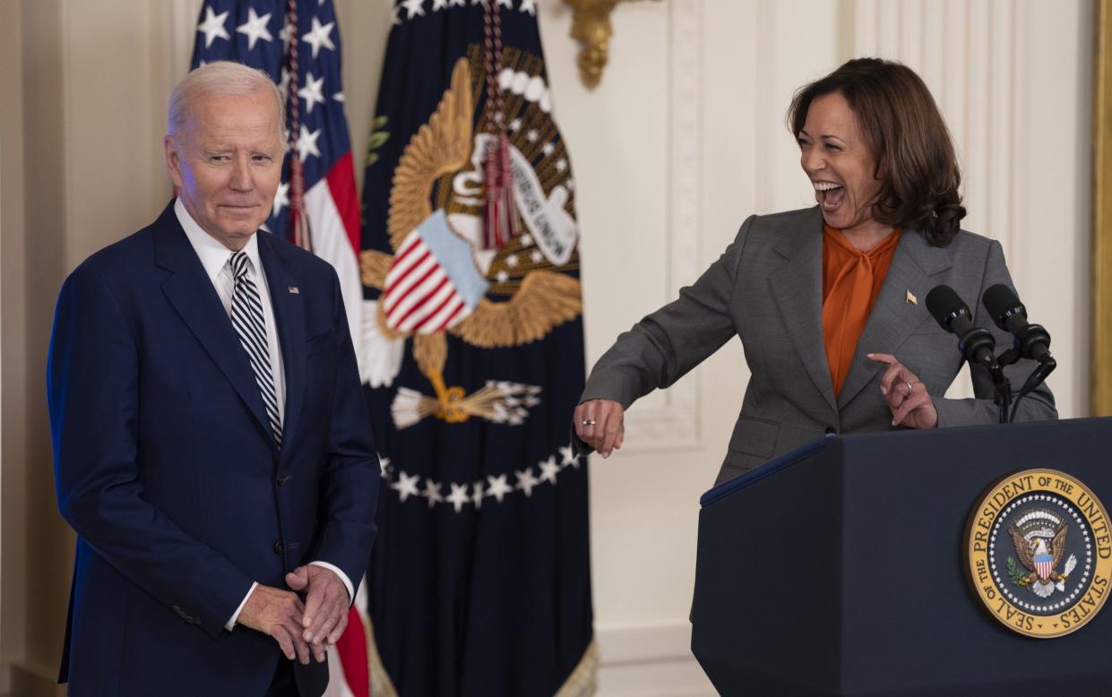 Joe Biden has insisted that Kamala Harris will be his running mate at next year’s presidential election