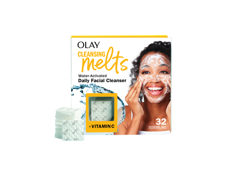 Olay Cleansing Melts with vitamin C. 