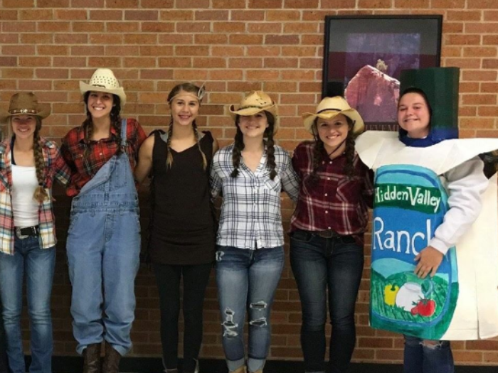 Ranch Girl with Friends