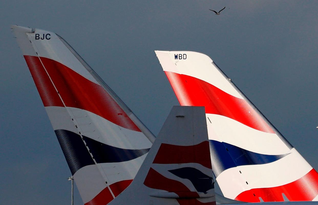 <p>The incident happened near to a BA check-in desk</p> (AFP via Getty Images)