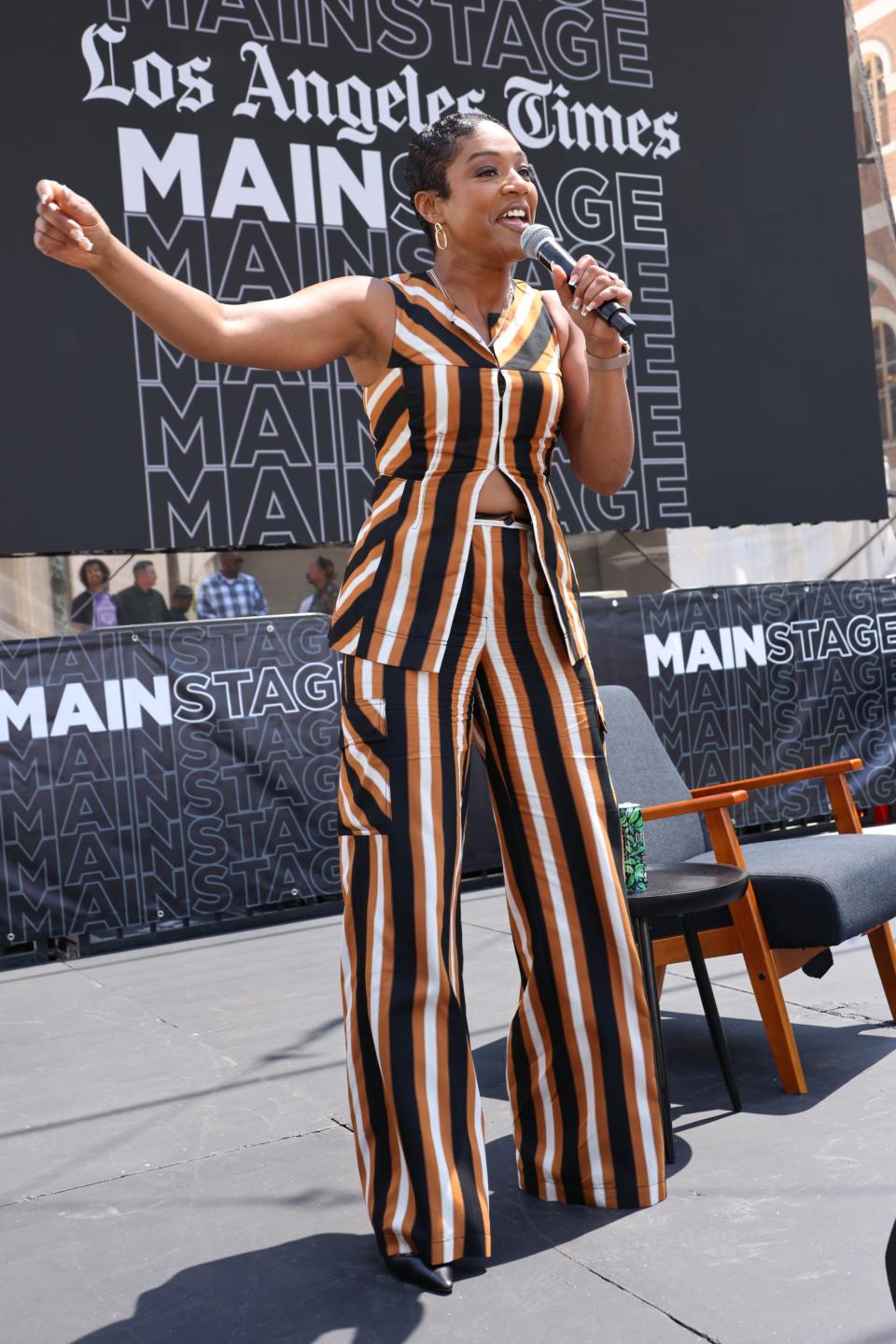 Tiffany Haddish attends the 2024 Los Angeles Times Festival of Books at the University of Southern California on April 21.