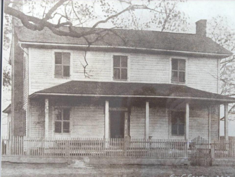 The John Franklin Moore home.