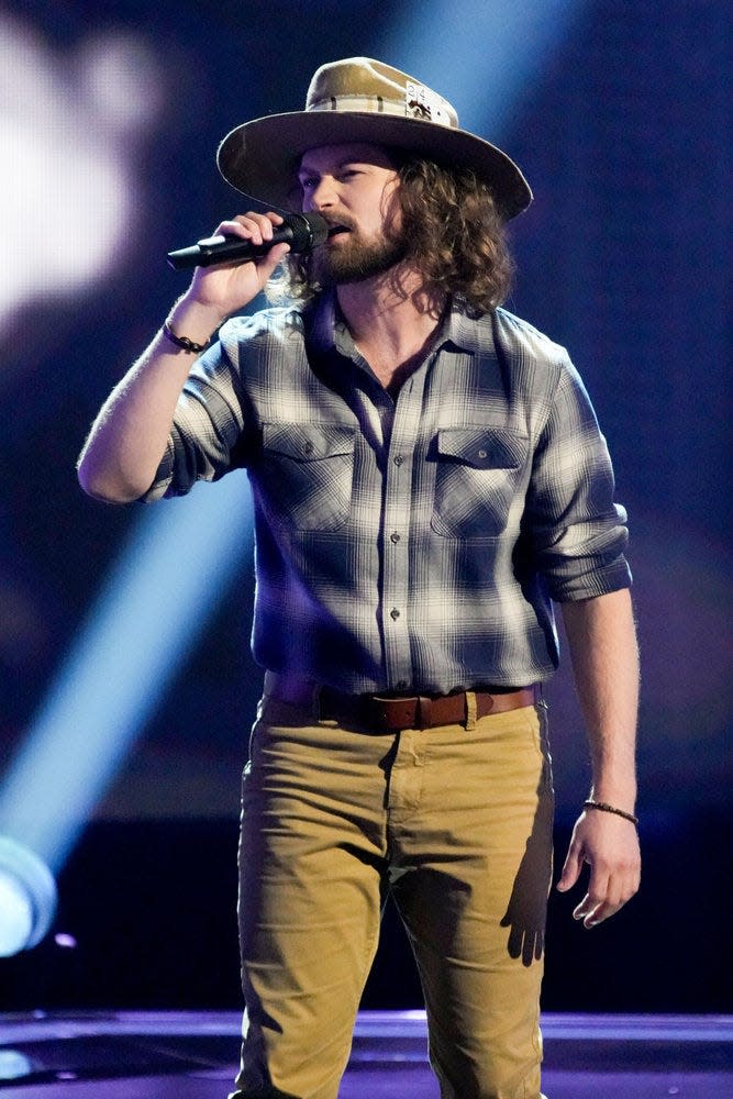 Walker Wilson of Raymond, Miss., appears on "The Voice" Season 23 blind auditions.