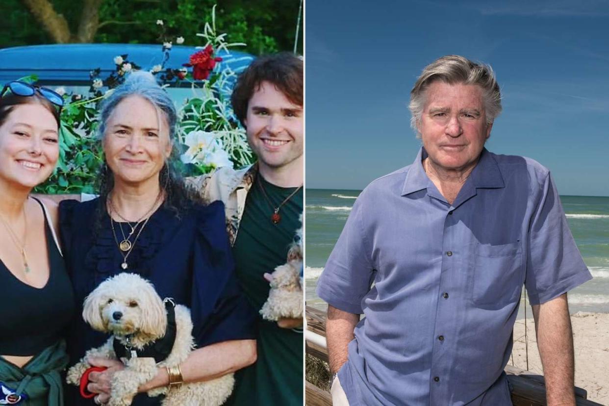 <p>Treat Williams family/Instagram; Getty</p> Treat Williams and his family