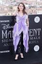 <p>For a photocall in the Italian capital ahead of the premiere, Jolie injected some colour into her promotional tour wardrobe by way of Givenchy SS19 Couture.</p>