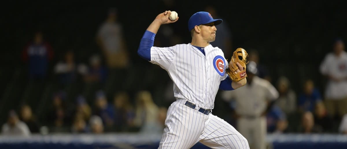 Cubs Catcher PITCHES After Game Stretches To 16 Innings [VIDEO]