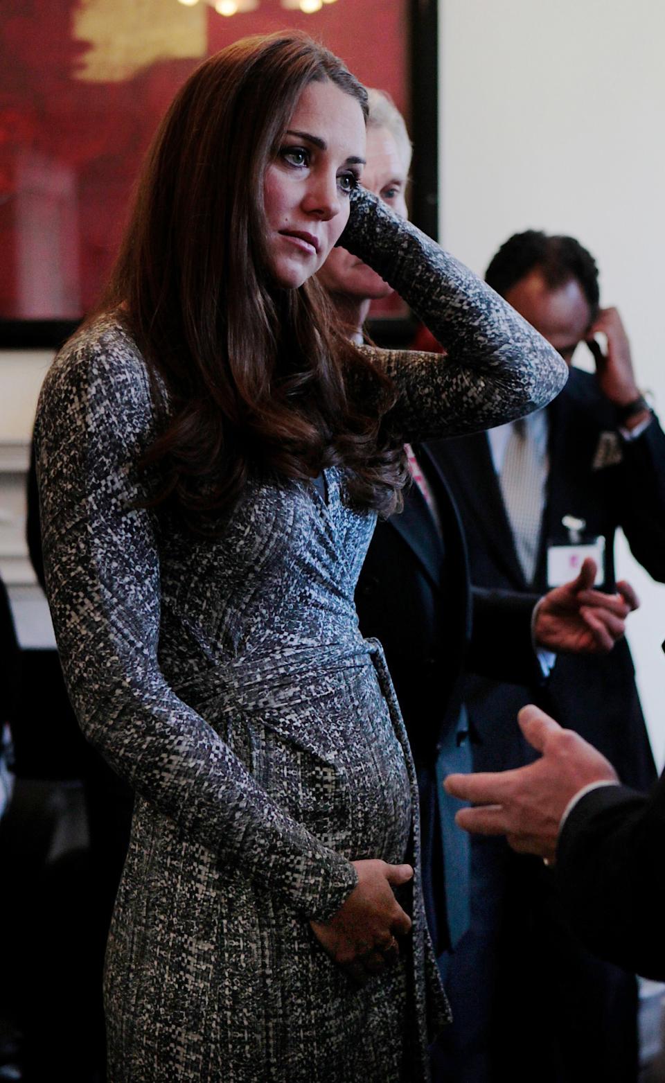February 19, 2013: Kate Middleton at Hope House