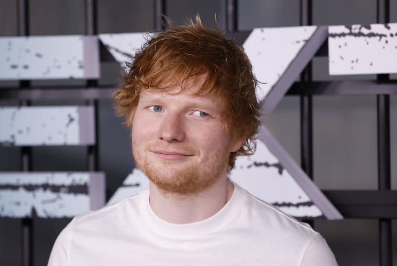 Ed Sheeran will release his seventh studio album, "Autumn Variations," in September. File Photo by John Angelillo/UPI