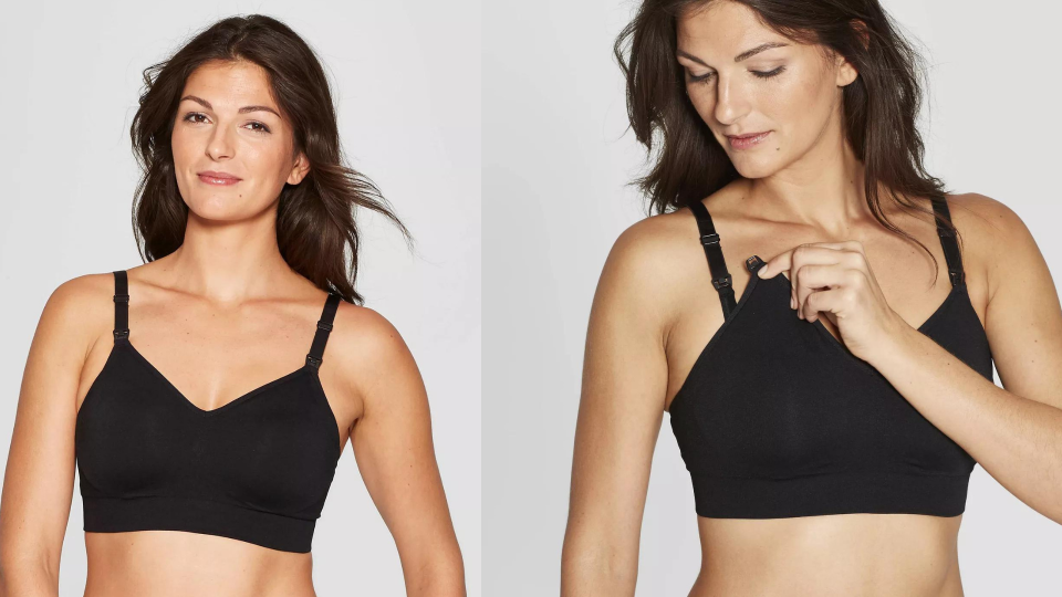 Finding a supportive bra is key.