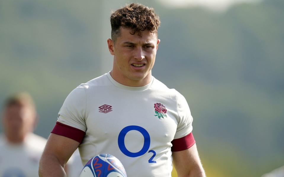 England's Henry Arundell during a training session at the Stade Georges-Carcassonne in Aix-en-Provence