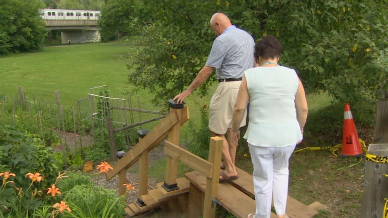 Etobicoke man's park staircase a hit with neighbours, but mayor warns against copycats