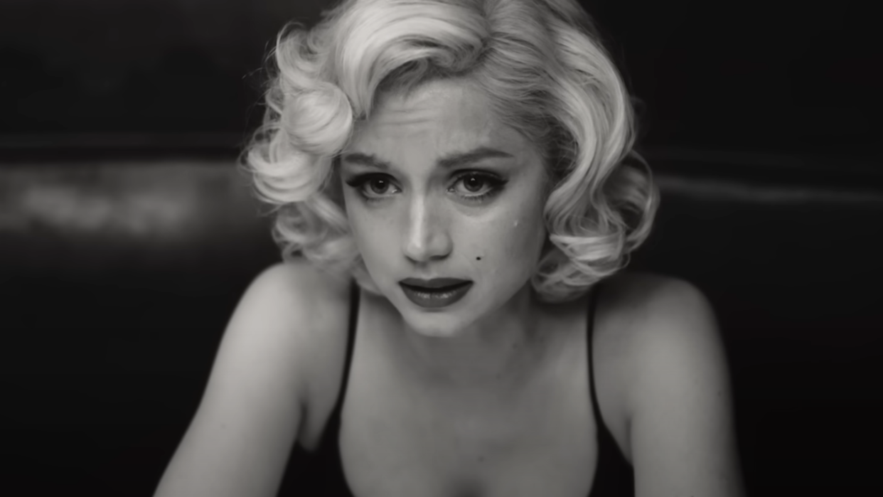  Ana De Armas as Marilyn Monroe in Blonde. 