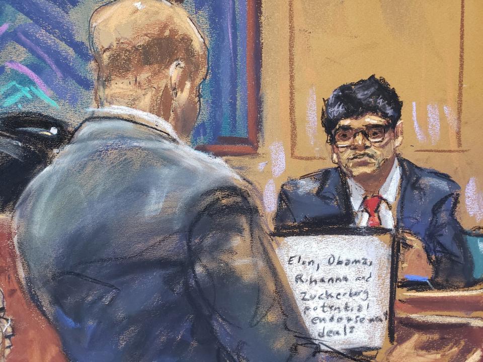 Nishad Singh testified against his former boss in court. - Copyright: Jane Rosenberg/Reuters