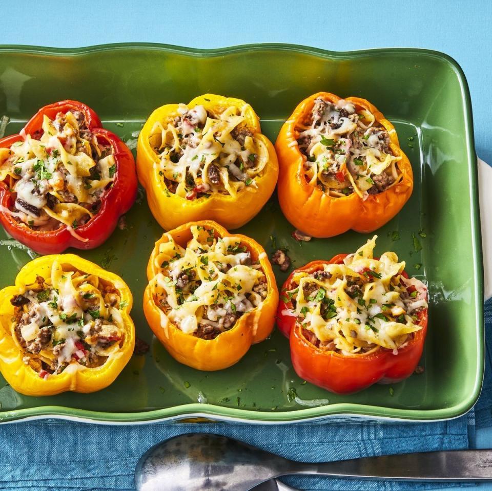 bell pepper recipes beef stroganoff stuffed peppers