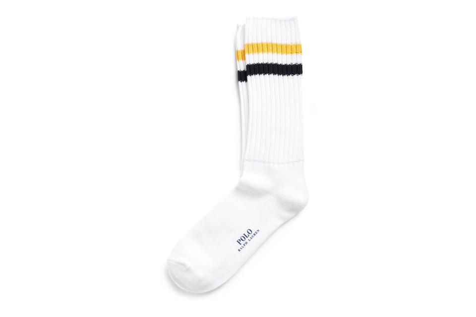 Ralph Lauren varsity striped boot socks (was $14, 50% off)