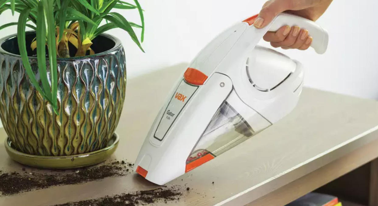 This Vax cordless handheld vacuum cleaner garners rave reviews - and it's under £50.  (Argos)