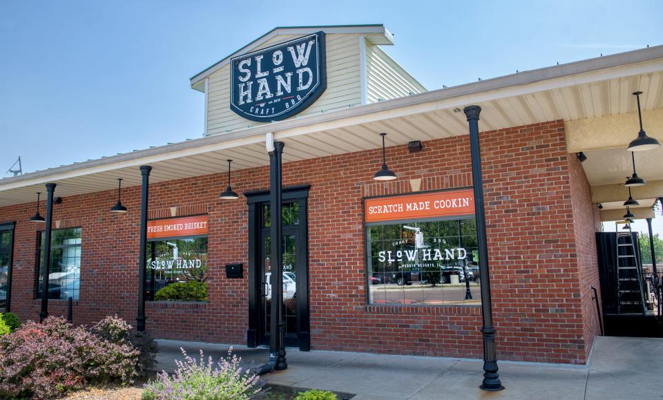 Slow Hand Craft BBQ at 4450 N. Prospect Rd. in Peoria Heights.