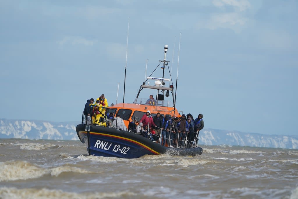Home Secretary Priti Patel has described an incident in which several migrants are feared to be lost at sea after trying to reach Britain by boat as an ‘absolute tragedy’ (Gareth Fuller/PA) (PA Wire)