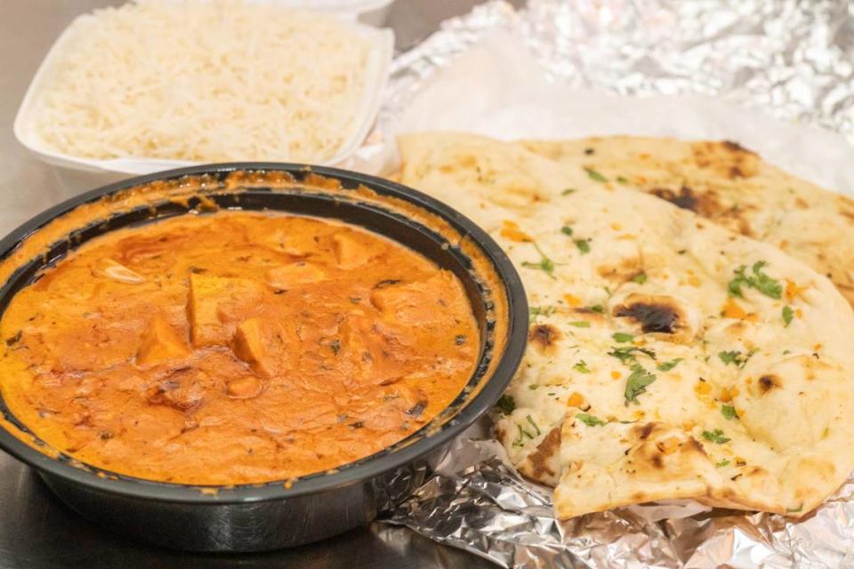 Paneer Tikki Masala from Curry Gate 2 on South Boulevard in Charlotte. Alex Cason/CharlotteFive