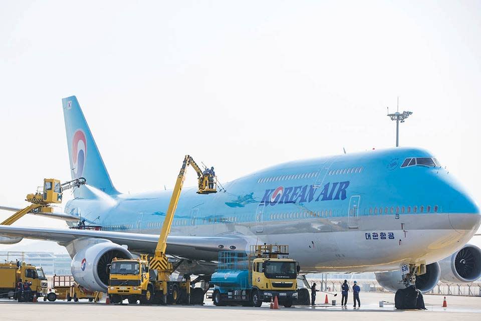 大韓航空表示，飛往台北的航班恢復正常營運。(圖：大韓航空臉書)