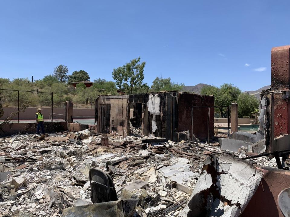 The Ocotillo fire burned 12 residential structures in Cave Creek in summer 2020.