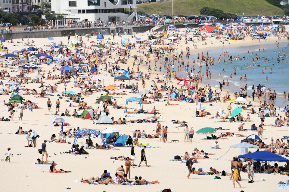 A general view of Bondi Beach in Sydney. Source: AAP