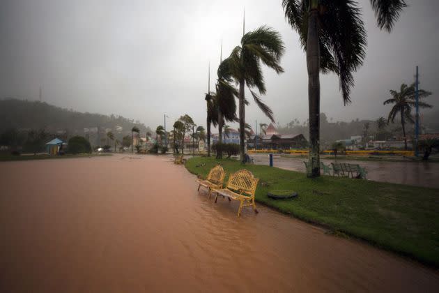 View of a park in Samana, Dominican Republic, on Monday. (Photo: ERIKA SANTELICES via Getty Images)