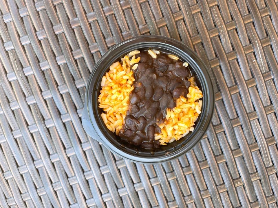 Taco Bell's rice and beans