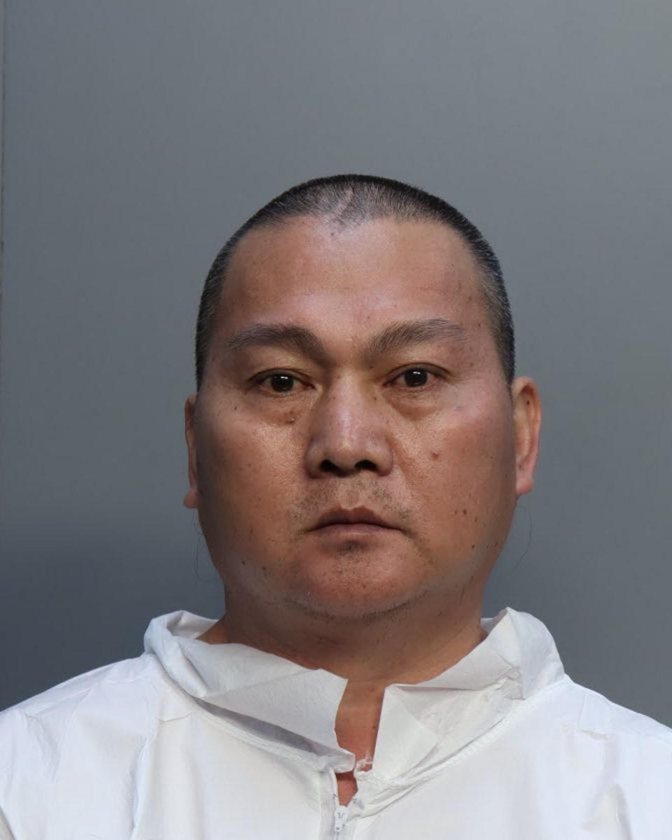 This photo provided by the Miami-Dade Corrections & Rehabilitation Department shows Wu Chen. Chen, the suspect in the weekend killings of four people at a marijuana farm in Oklahoma, was arrested Tuesday, Nov. 22, 2022, by officers in South Florida, police said. (Miami-Dade Corrections & Rehabilitation Department via AP)