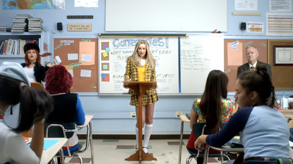 Iggy Azalea in the music video for her song "Fancy"