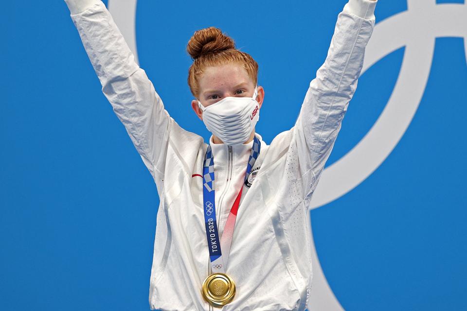 Lydia Jacoby pulled off one of the biggest shocks at Tokyo 2020 so far (Getty Images)